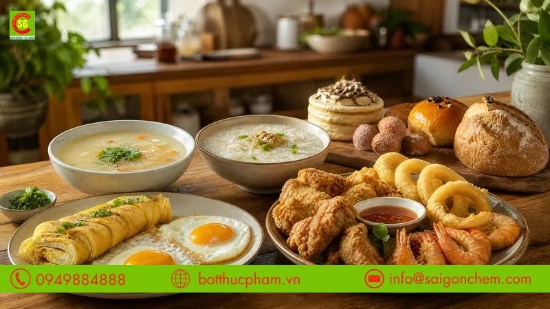 Ứng dụng bột nguy&ecirc;n trứng trong thực phẩm